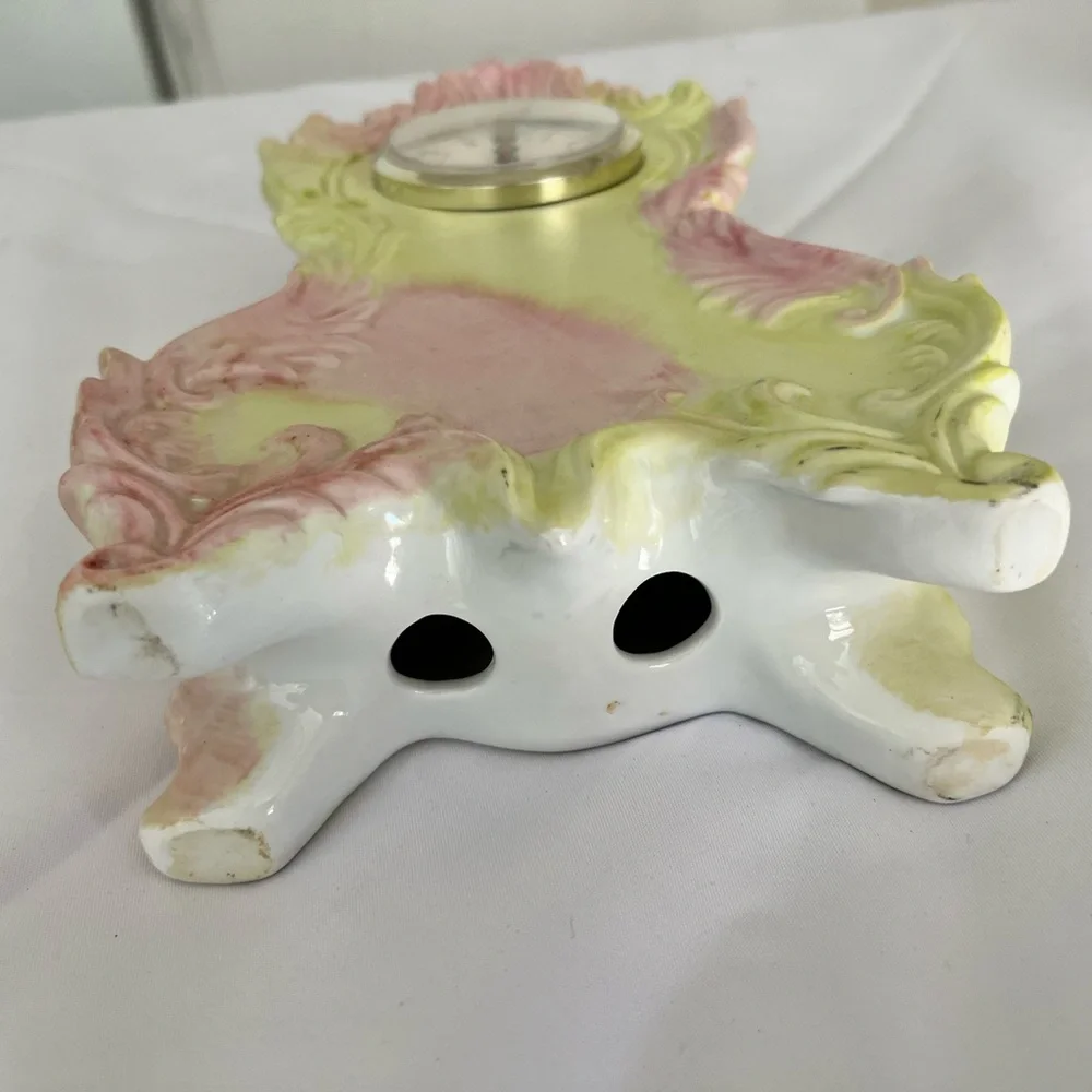 Ceramic mantle or side table clock - Picture 2 of 6